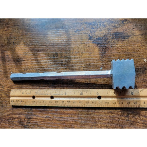 Aluminum 8" Meat Tenderizer - Fine & Coarse Pounder Mallet - Taiwan - Picture 7 of 7